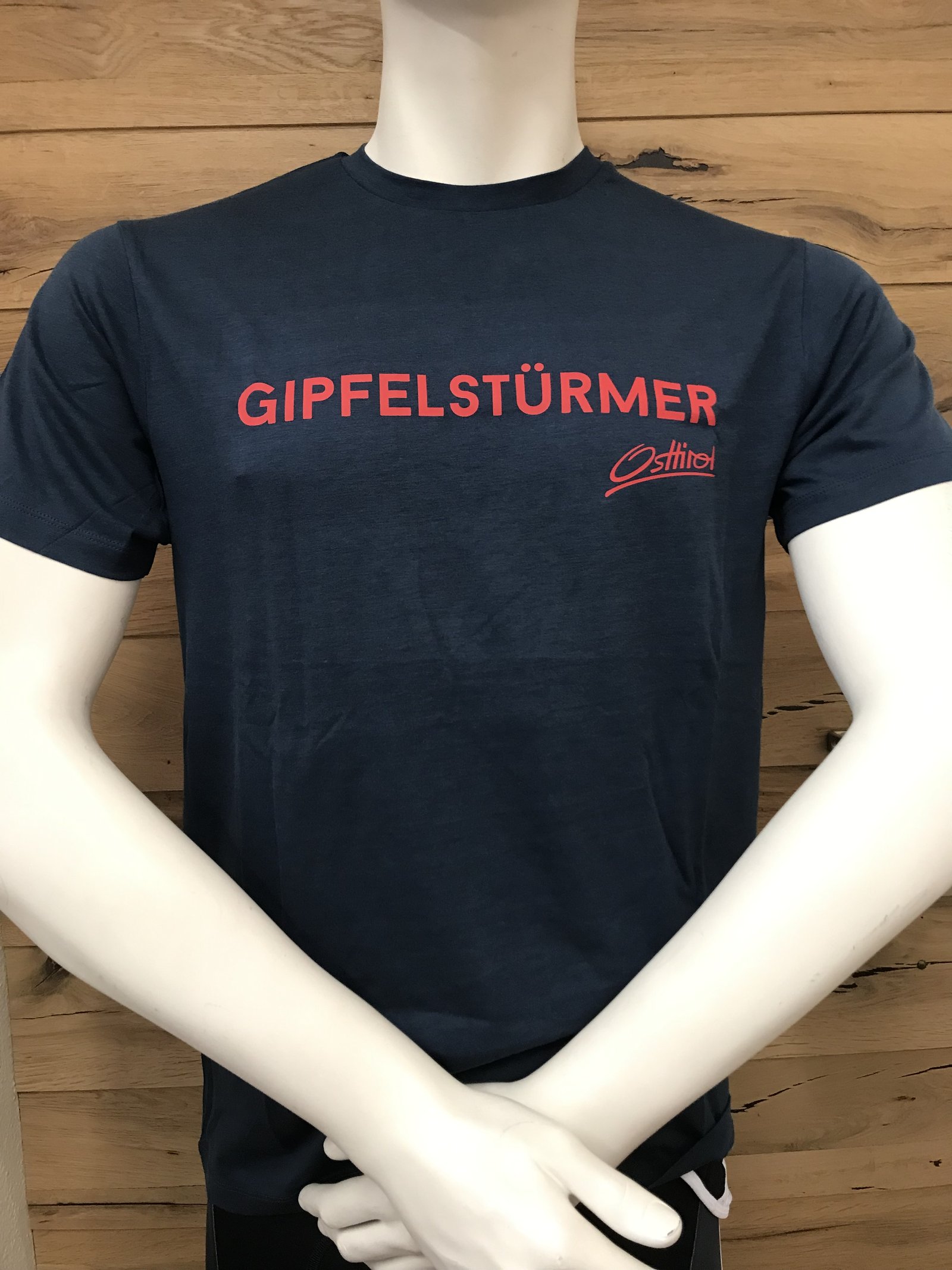 Herren T-Shirt "Gipfelstürmer" Osttirol, marine