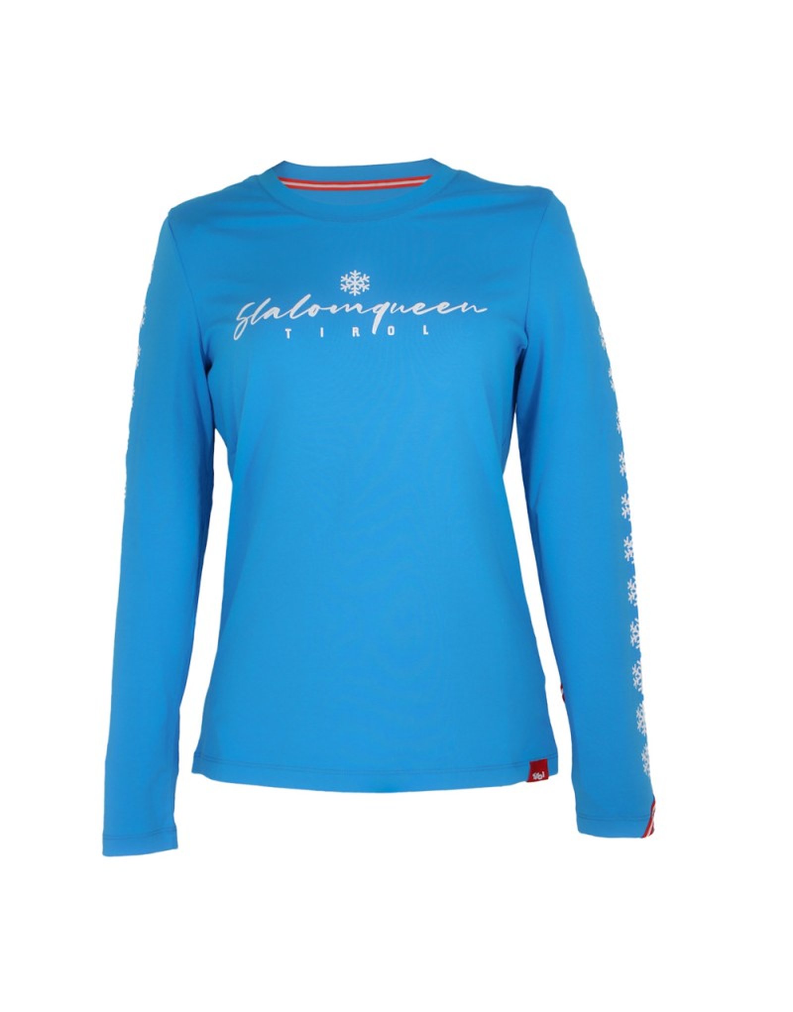 Damen Longsleeve "Slalomqueen" blau