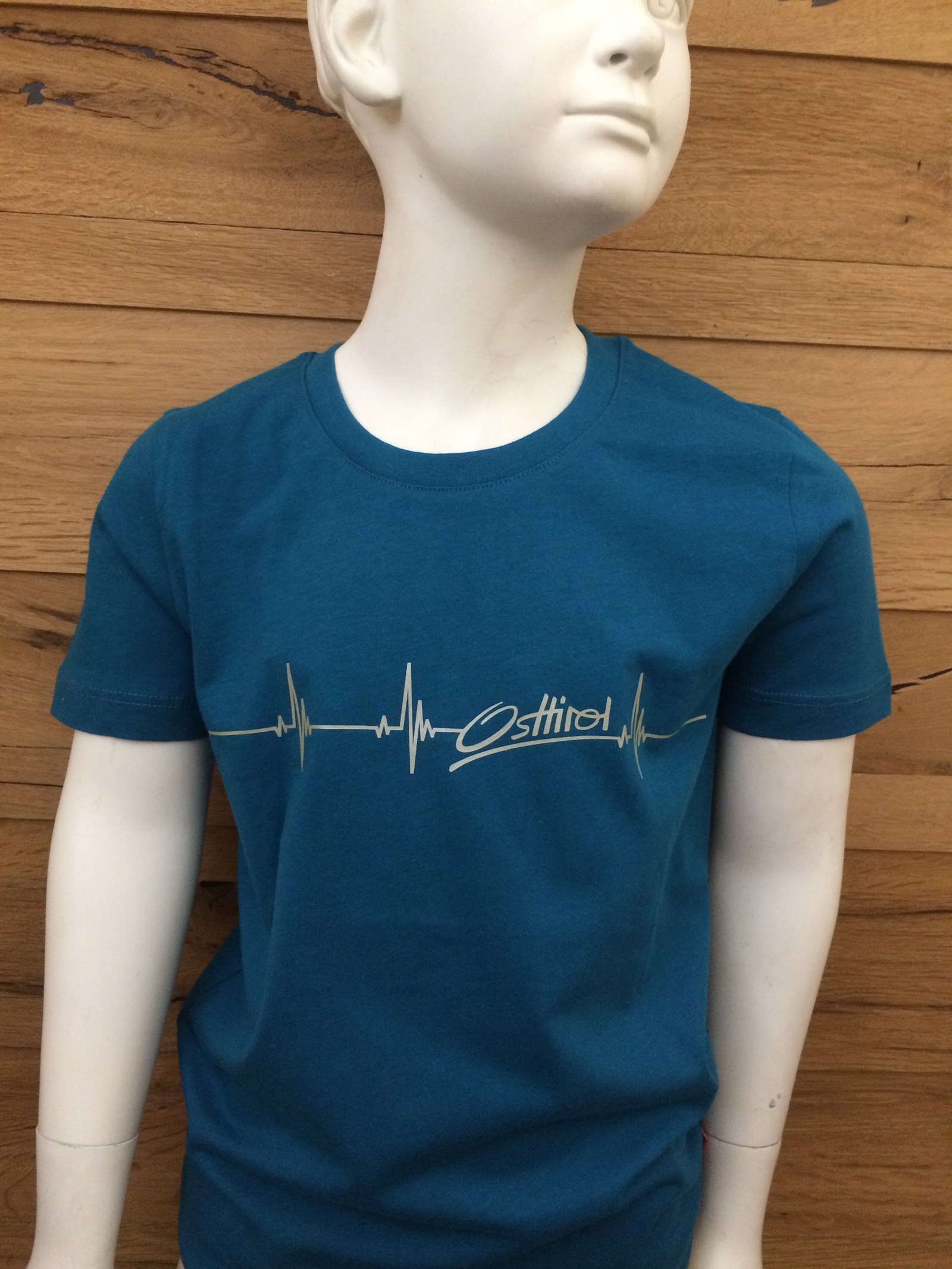 Kinder T-Shirt "Herzschlag" petrol
