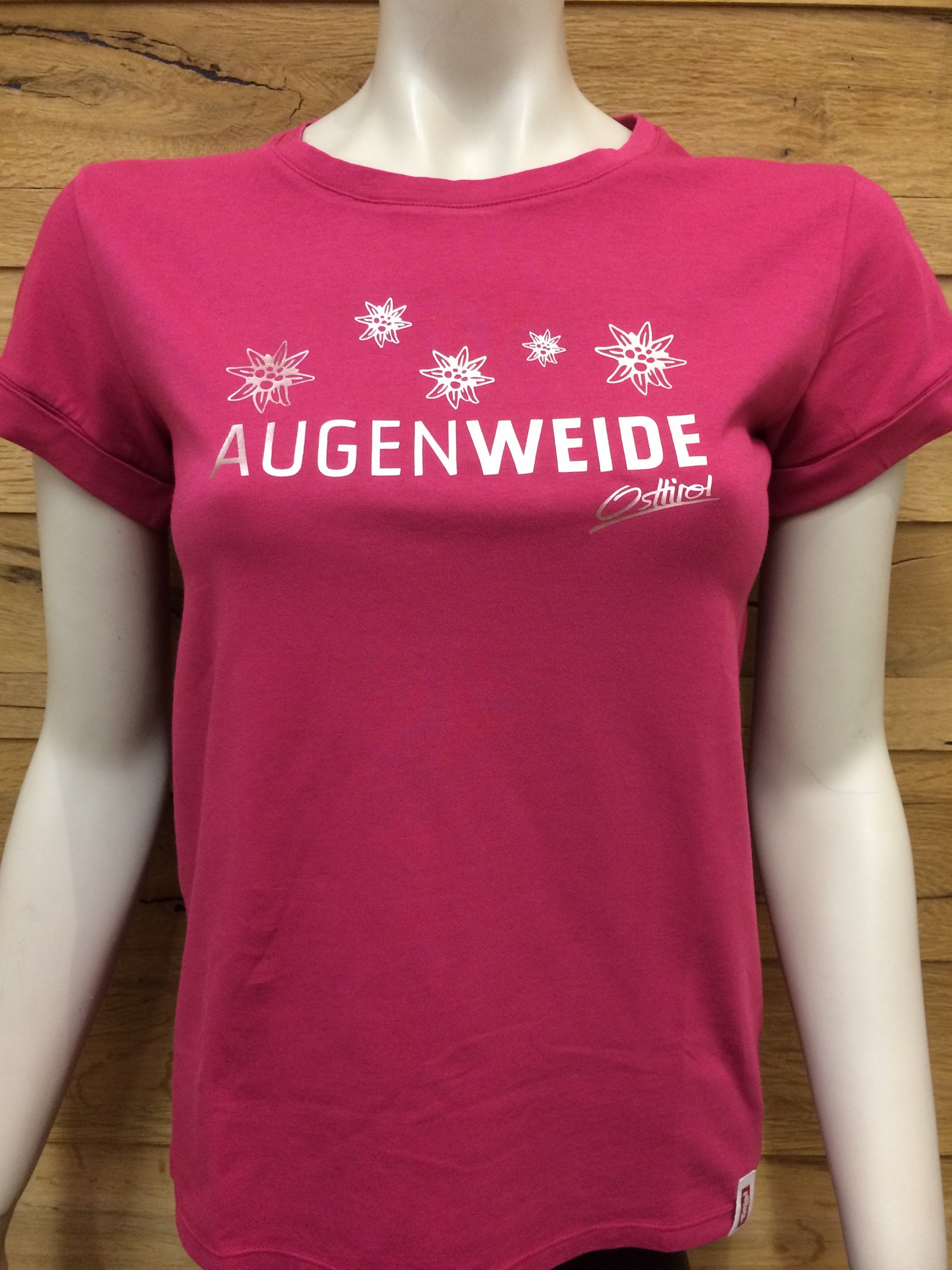 Damen T-Shirt "Augenweide" pink