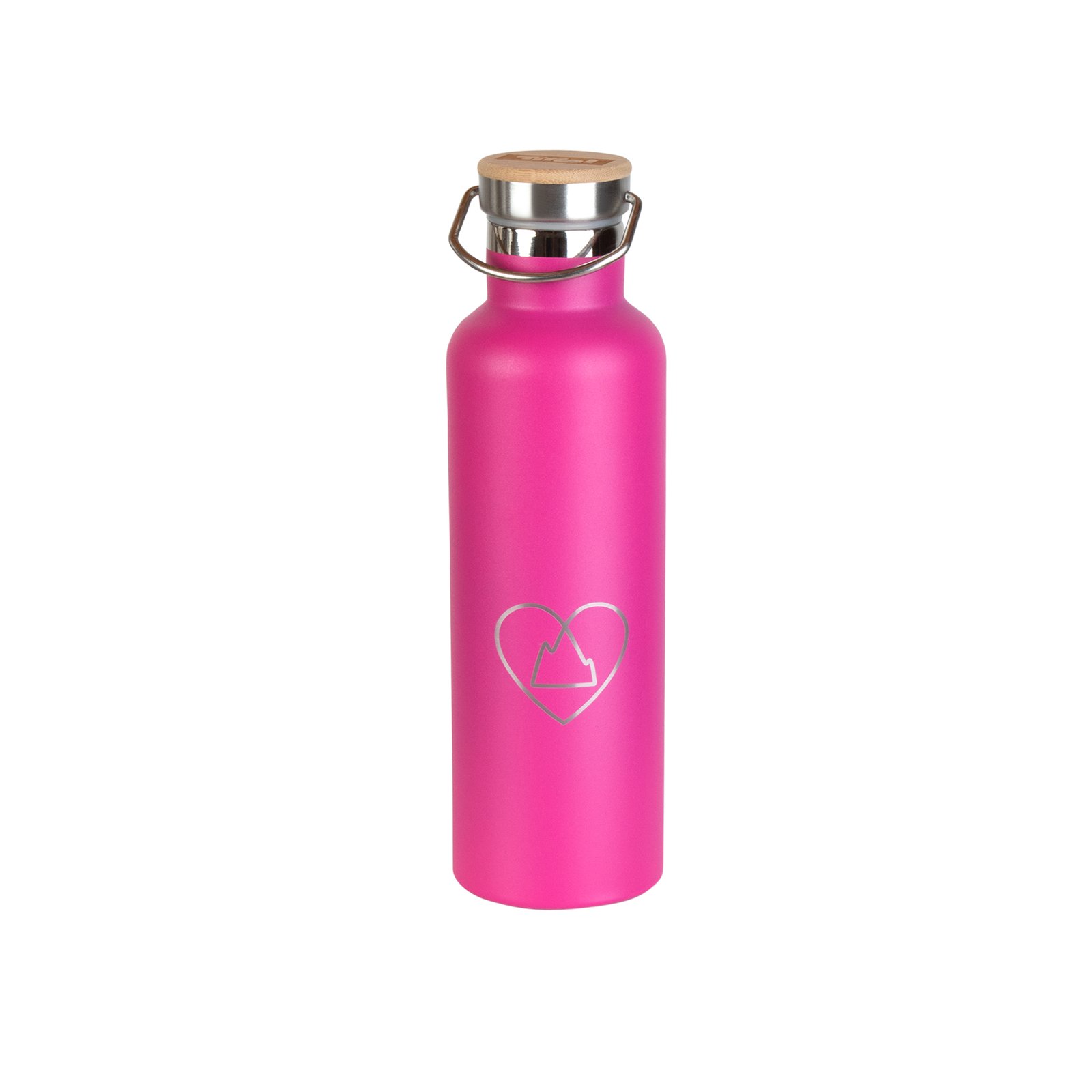 Stahltrinkflasche "Carina" pink