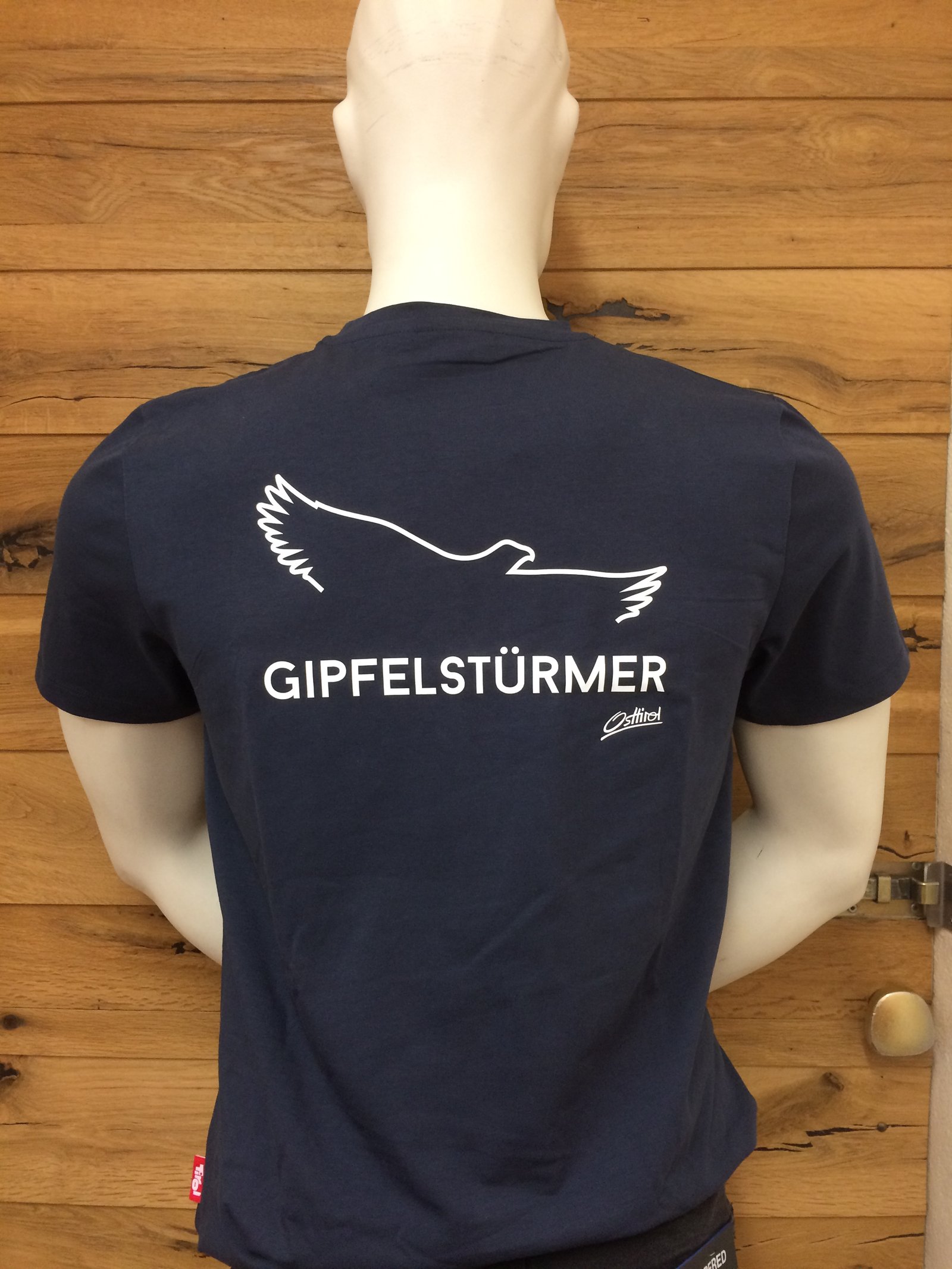 Herren T-Shirt Osttirol "Gipfelstürmer" marine