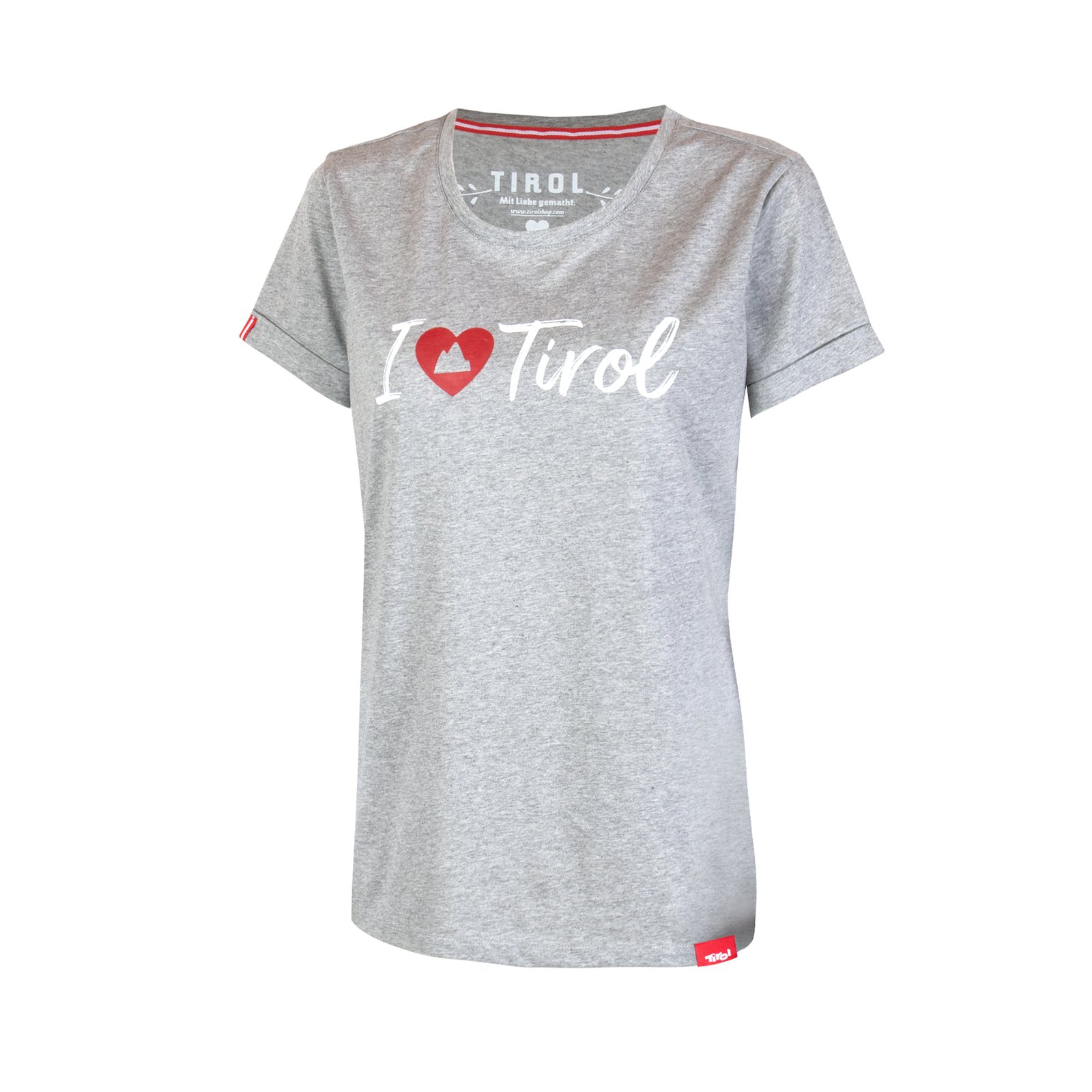 Damen T-Shirt "Herzberg" hellgrau