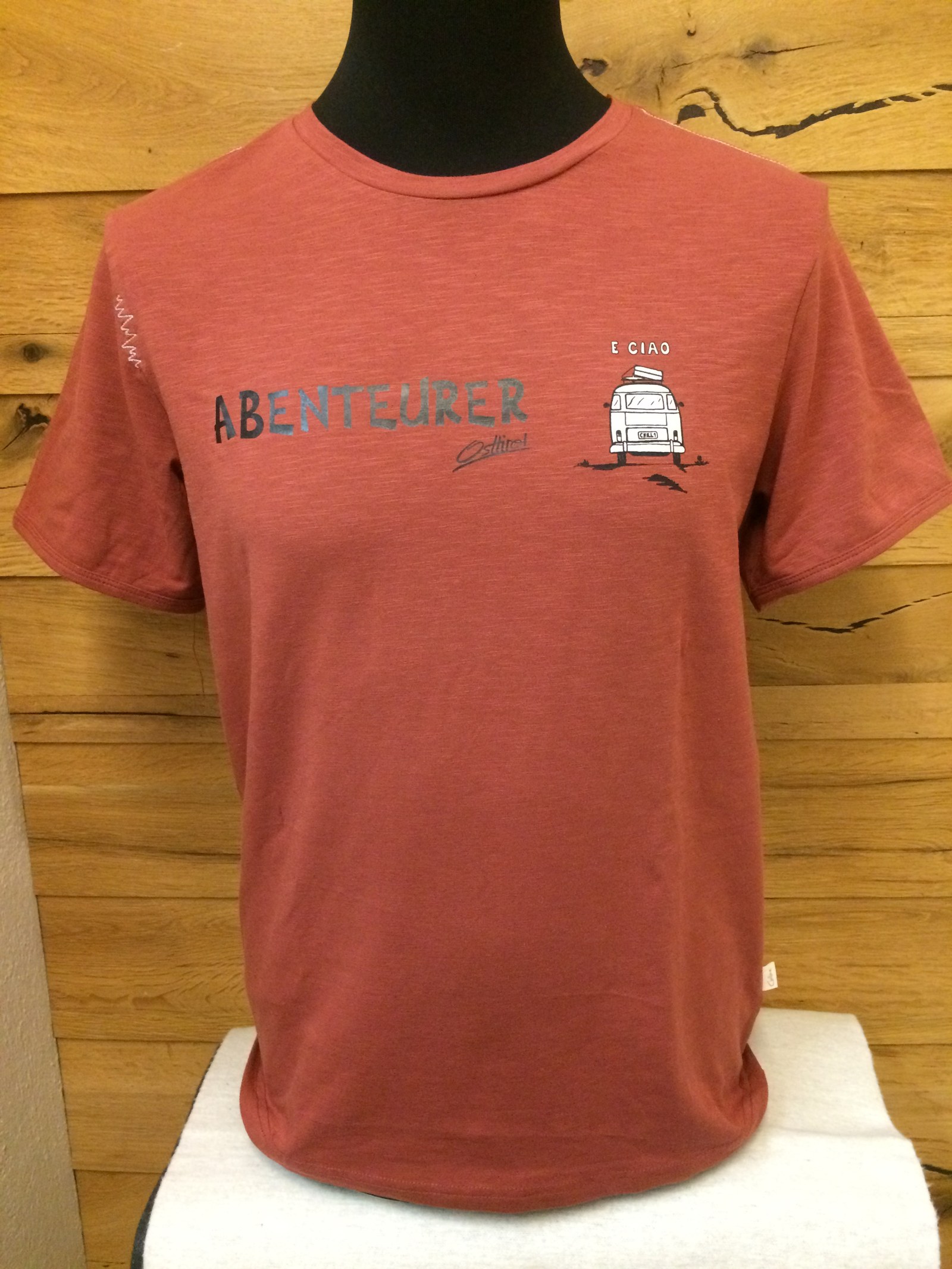Herren T-Shirt "Abenteurer" Osttirol, rost