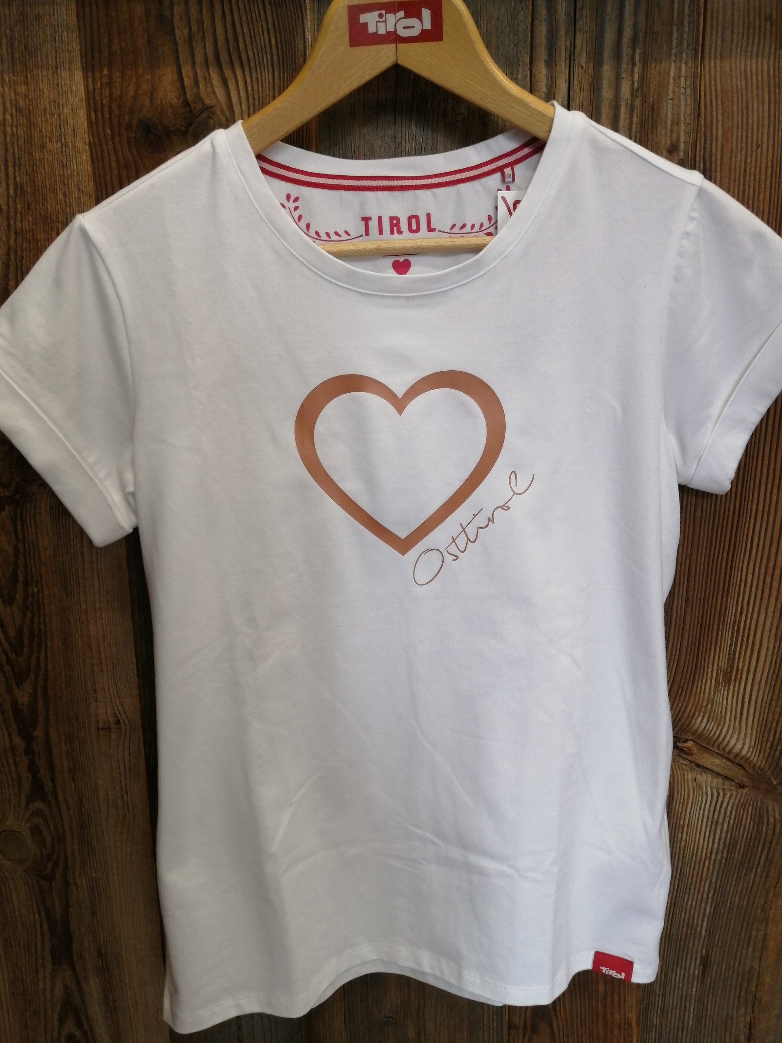 Damen T-Shirt "Herz Osttirol" weiß
