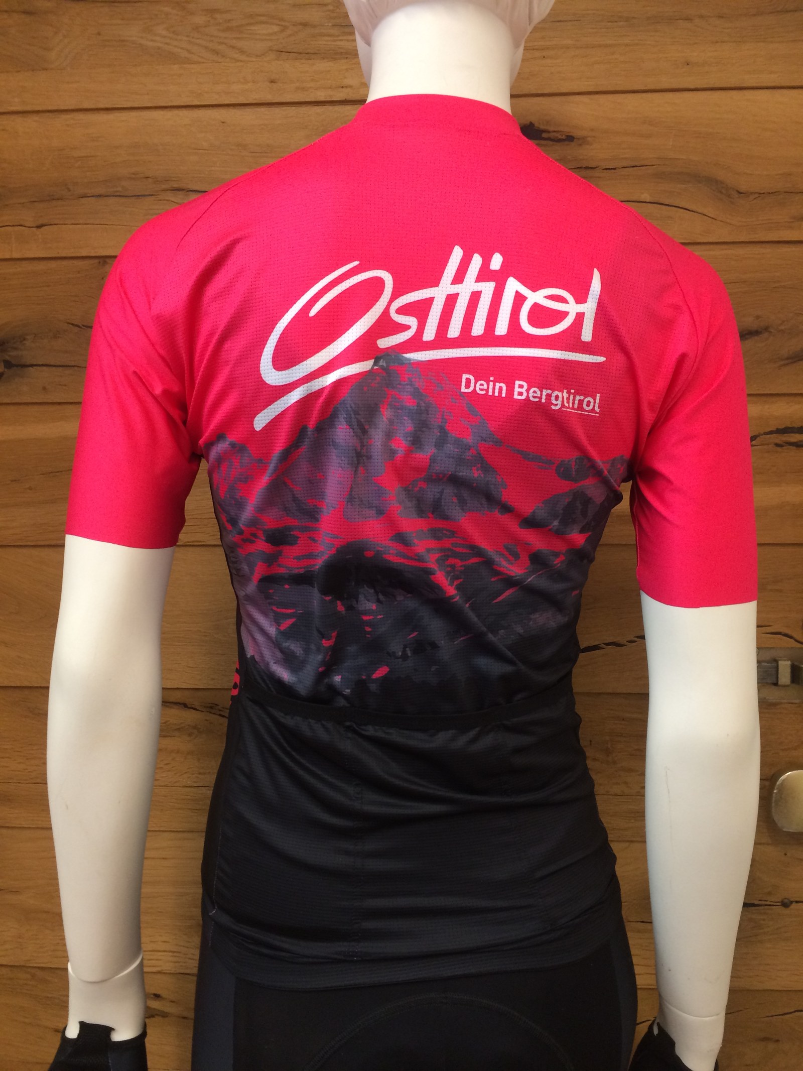 Rad Trikot "Glockner" Osttirol, pink/schwarz