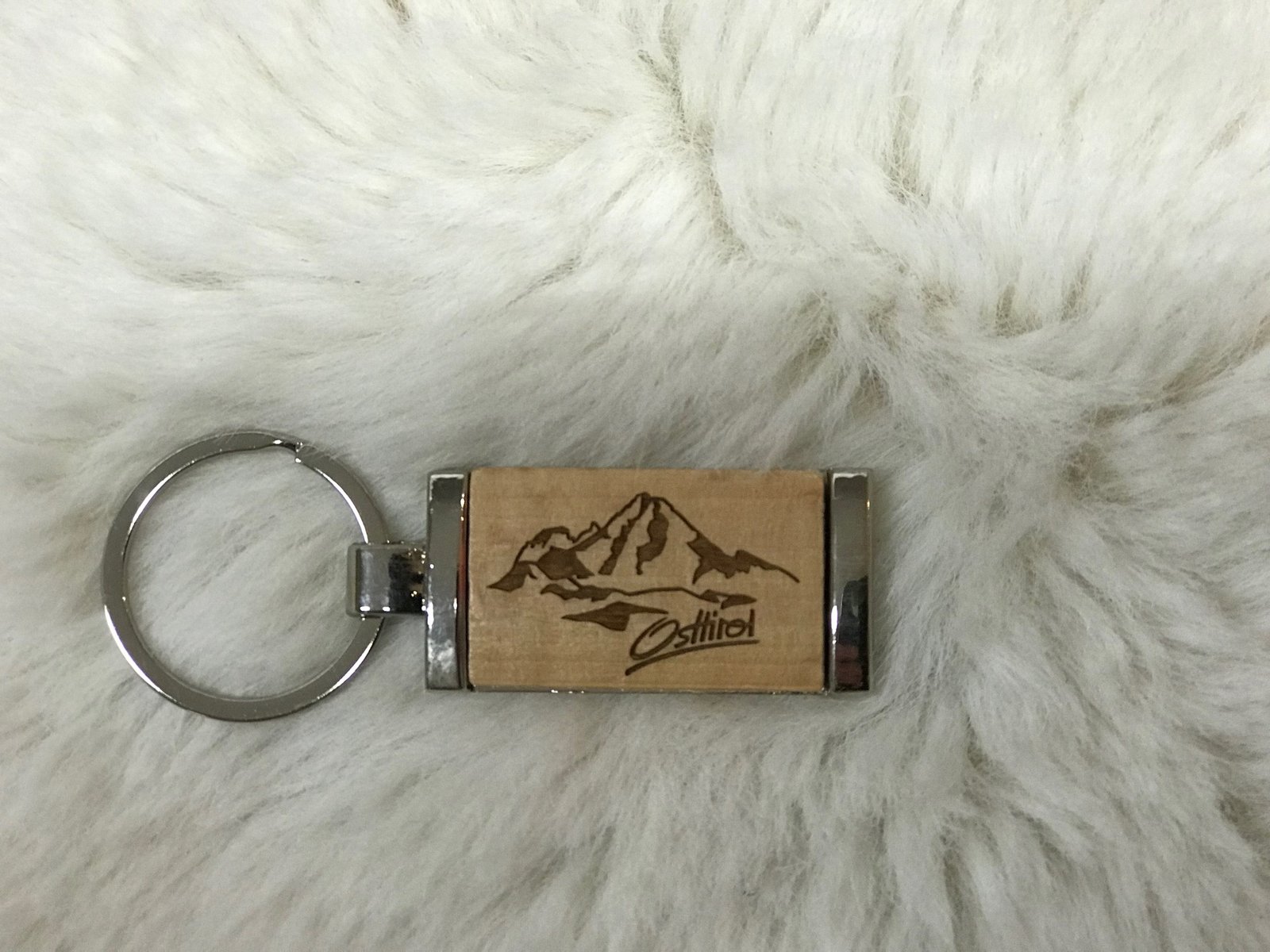 Schlüsselanhänger Osttirol "Glockner" Holz