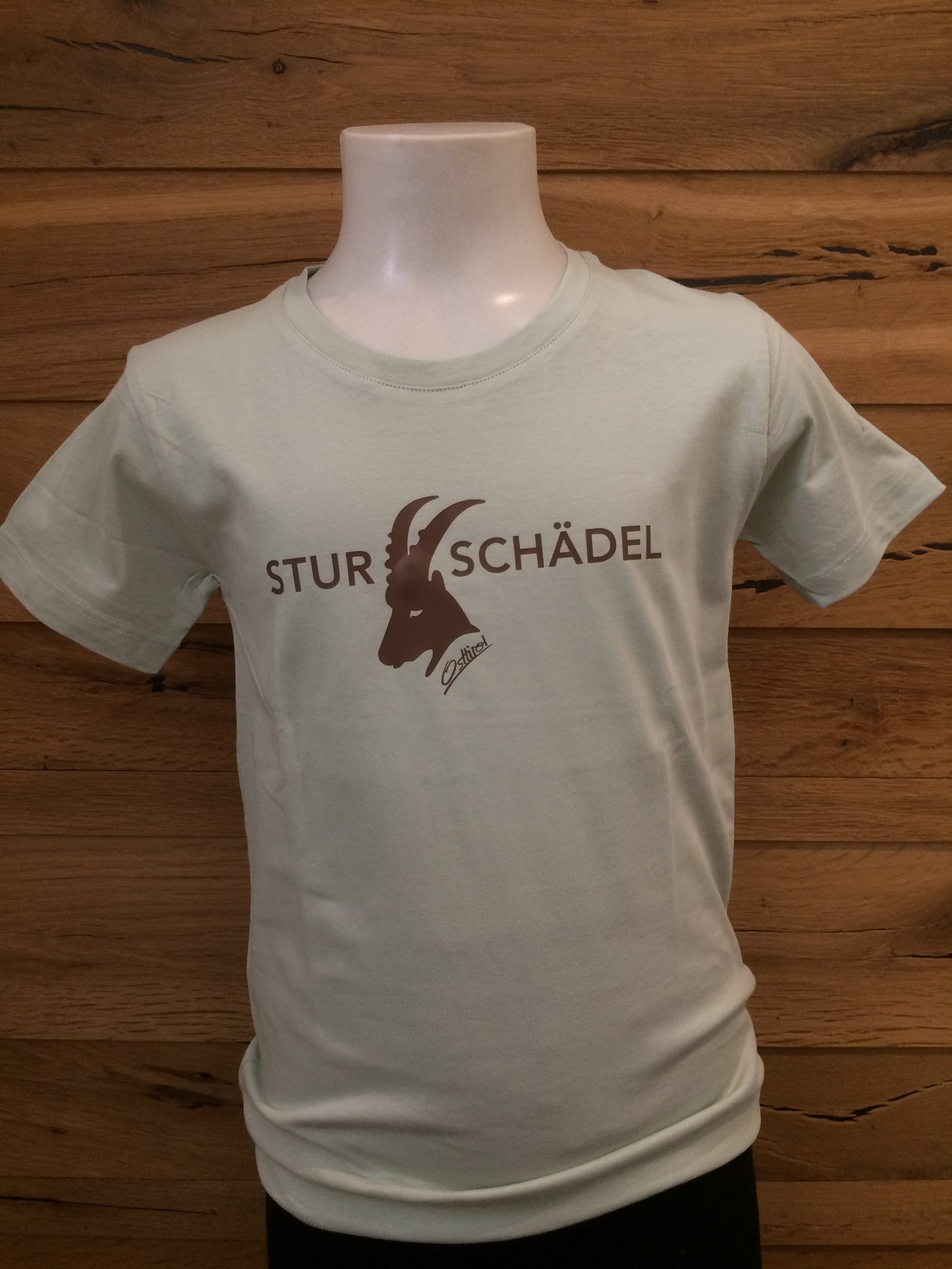 Kinder T-Shirt "Sturschädel" salbei