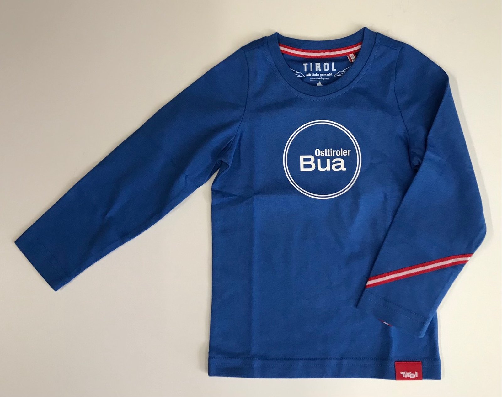 Kinder Longsleeve "Osttiroler Bua" royal