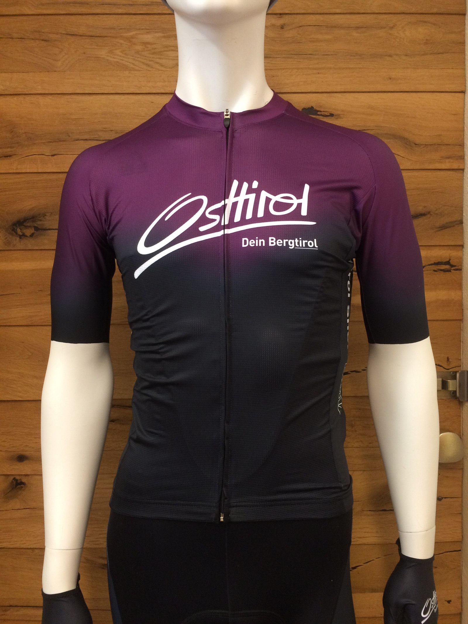 Rad Trikot "Spitzkofel" Osttirol, violett/schwarz