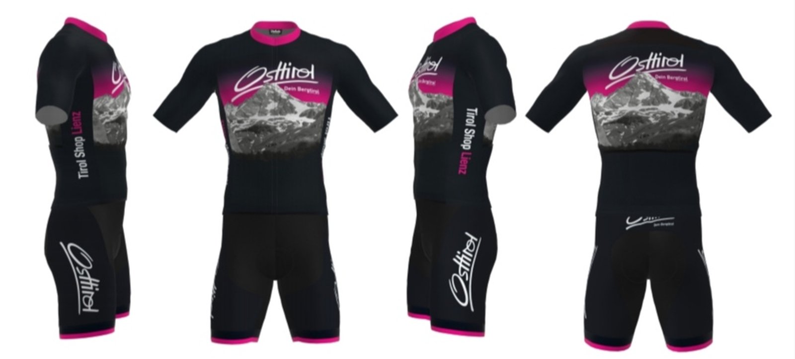 Rad Trikot "Großglockner" rosa