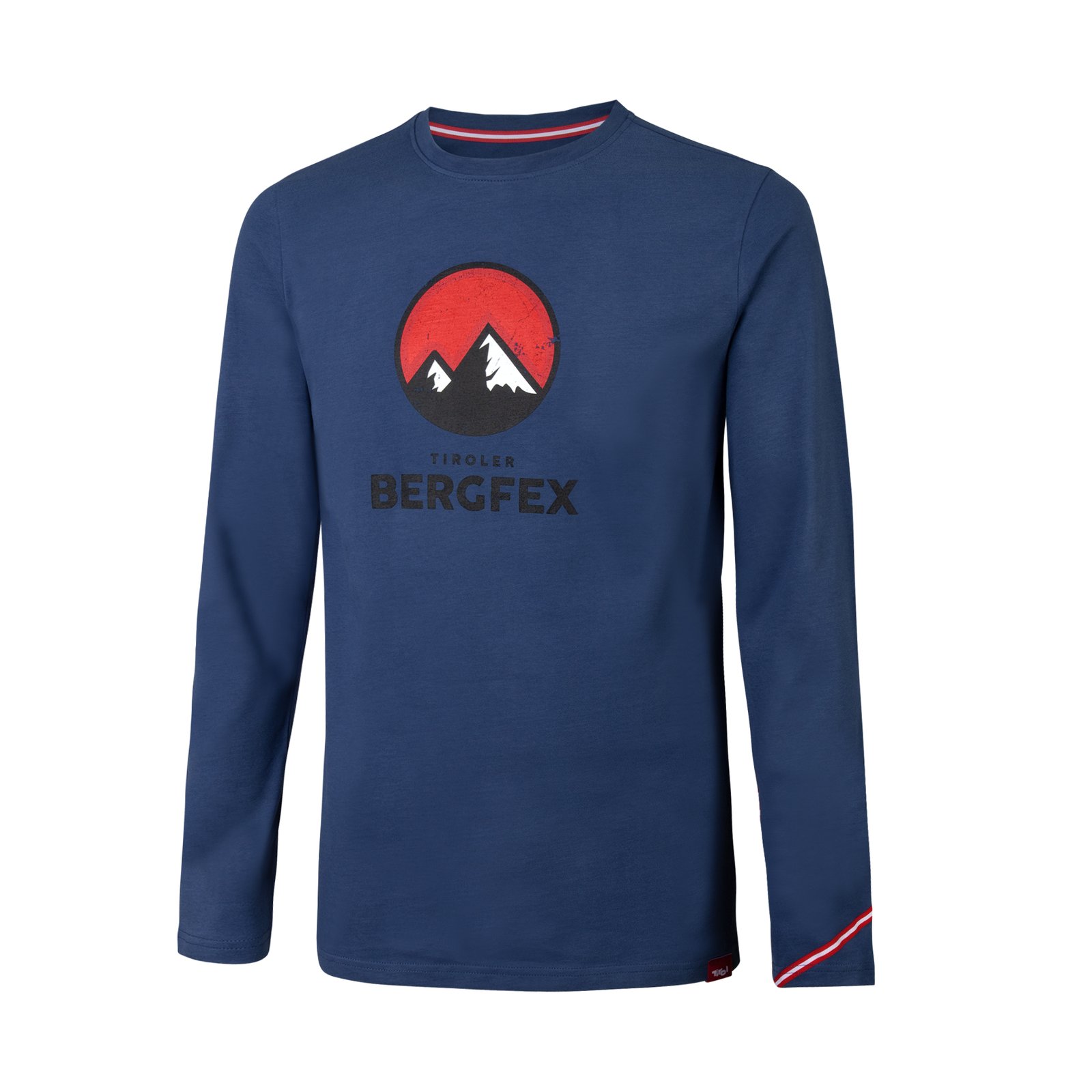 Herren Longsleeve "Bergfex" navy