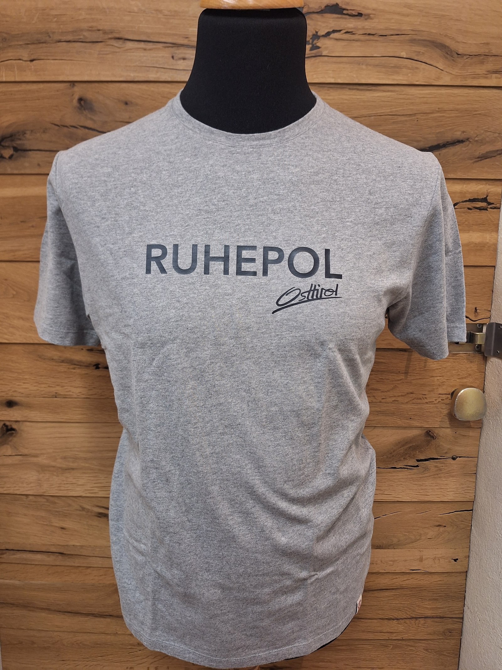 Herren T-Shirt "Ruhepol", grau