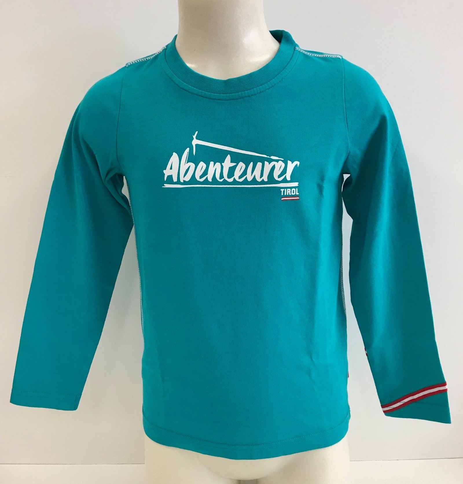 Kinder Longsleeve "Abenteurer" grün