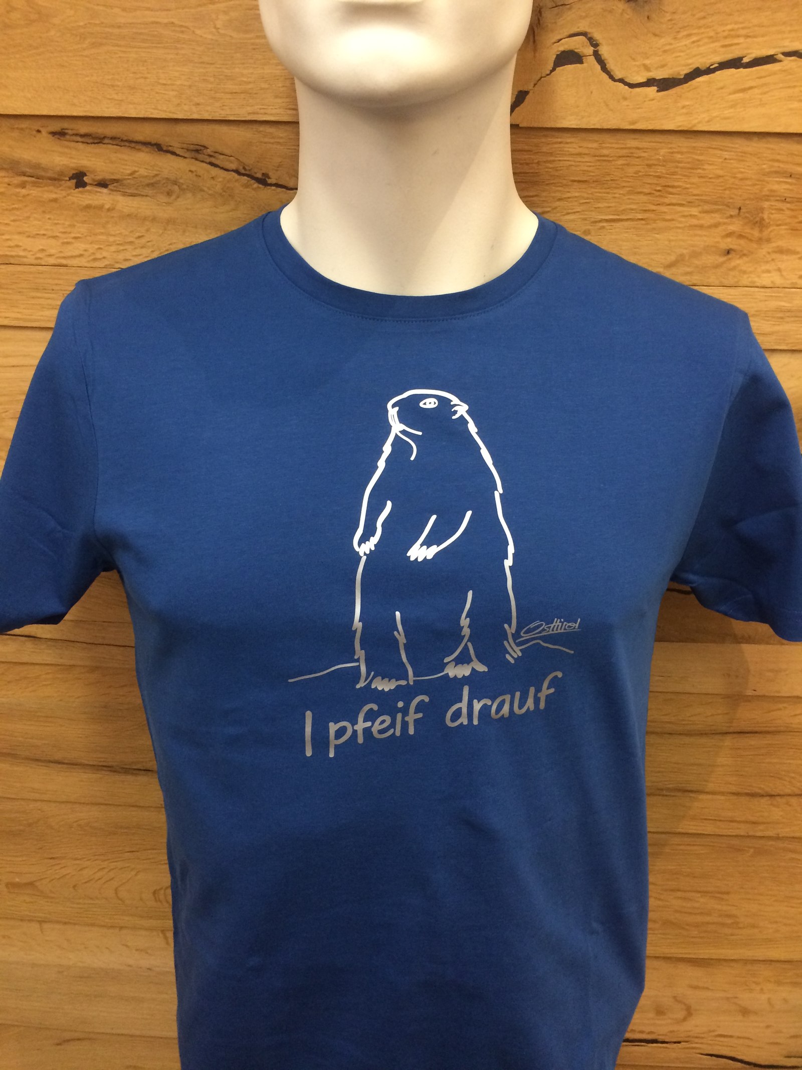 Herren T-Shirt "I pfeif drauf" marine