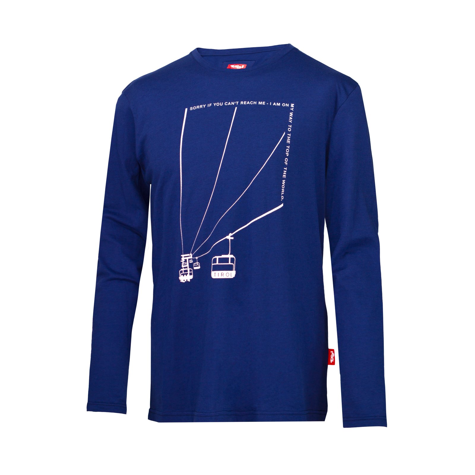 Herren Longsleeve "Gondel" dunkelblau