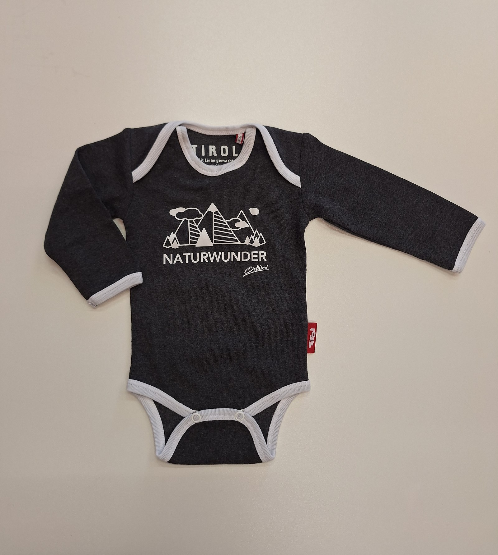 Babybody "Naturwunder" anthrazit