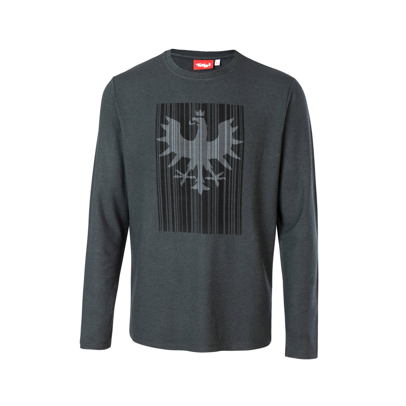 Herren Longsleeve "DNA" anthrazit