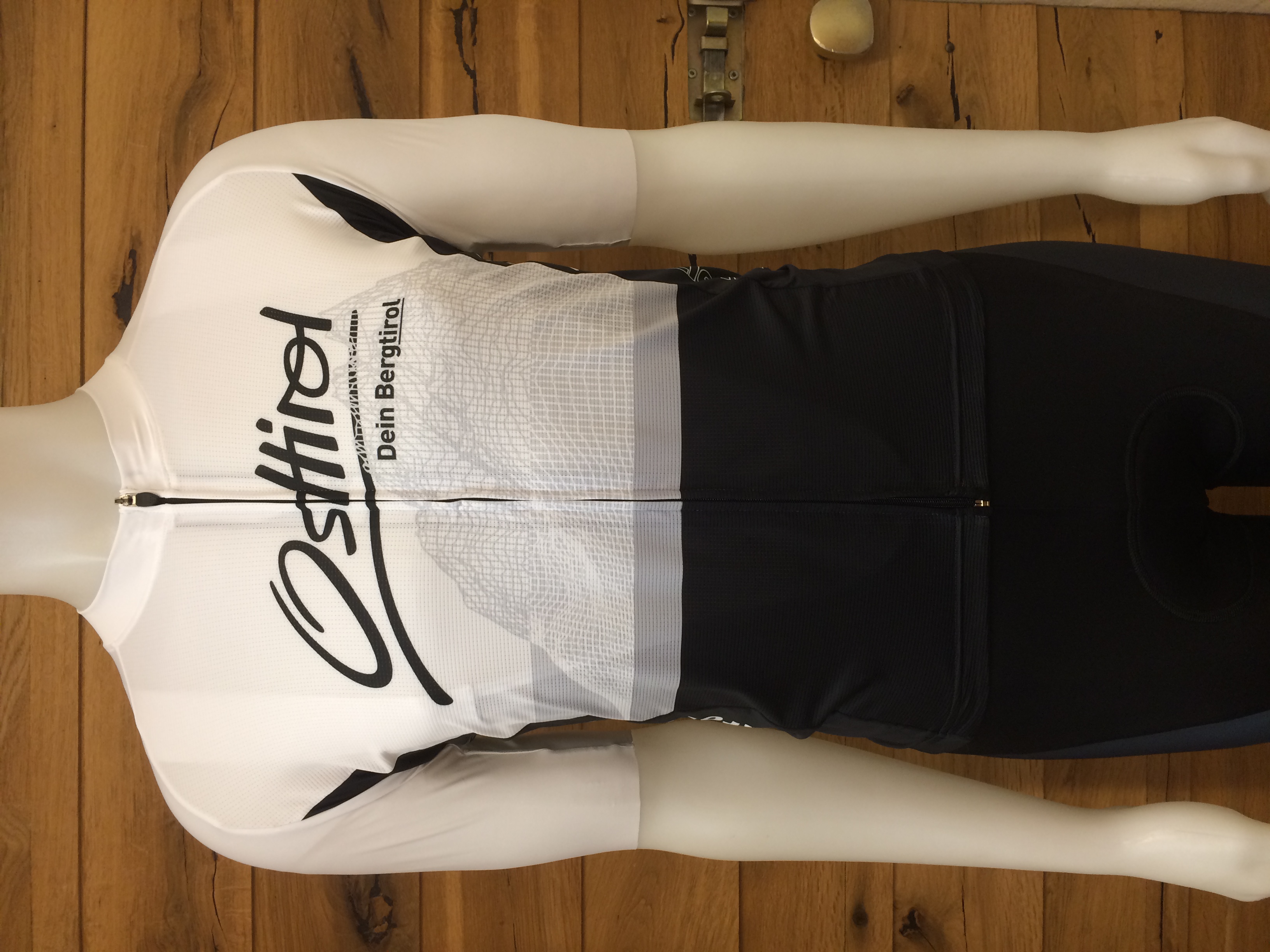 Rad Trikot Osttirol "Topografie" weiß